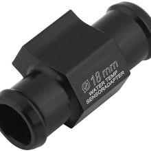 Water Temp Hose Adapter,Motorcycle Water Temp Meter Temperature Gauge Radiator Sensor Adaptor(18mm)