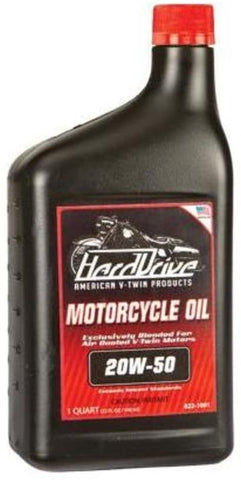 HardDrive Engine Oil - 20W50 - 1qt. 20W50 QT