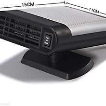 JXHD 12V Car Heater/Windshield Snow Defogger Defroster for Winter Cars,2 Colors Optional,Black-Red