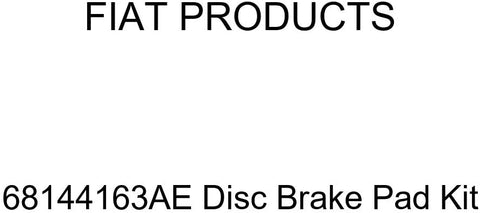 Genuine FIAT Parts - Pad Kit: Front Disc Brake (68144163AE)