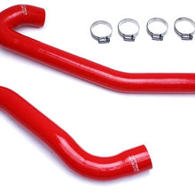 HPS Red 57-1453-RED WK1 Silicone Radiator Hose Kit Coolant