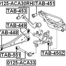 48536-60010 - ARM BUSHING FOR REAR TRACK CONTROL ROD - 1 Year Warranty - FEBE...