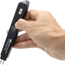 Vosarea 2 in 1 Car Brake Fluid Tester Pen Tire Pressure Tester with LED Auto Vehicle Diagnostic-Tools Mini Brake Fluid Tester (Black)