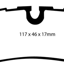 EBC Brakes DP61542 6000 Series Greenstuff Truck and SUV Brake Pad