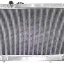 ALUMINUM RADIATOR + 12" FANS + SHROUD For SUPRA 86-92 1JZ-GTE 7MGTE JZA70