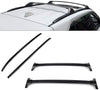 LSAILON Black Roof Rack Rail Cross Bars Fit For Toyota Highlander 2008-2013