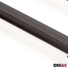OMAC Roof Racks Cross Bars Carrier Cargo Racks Rail Aluminium Black Set 2 Pcs for Mercedes GL 2013-2020