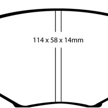 EBC Brakes DP41002R Yellowstuff Street and Track Brake Pad