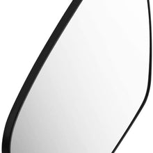 963664BA0A OE Style Driver/Left Mirror Glass Lens Replacement for Nissan Rogue Murano Pathfinder 14-19