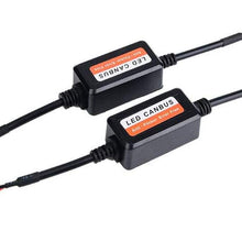 Terisass 2 Pcs Auto Car Headlight Decoder Device Anti-Flicker Resistors H7 Anti-Flicker Resistors Error Canceller