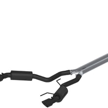 MBRP S7277BLK 3" Cat Back, Dual Split Rear, Street Version Exhaust System with 4.5" Tips (Black Coated)