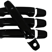 NINTE for 14-20 GMC Sierra/Chevy Silverado / 15-20 Chevy Tahoe/Suburban/GMC Yukon/Denali - ABS Painted Gloss Black Handle Covers W/O Passenger Keyhole