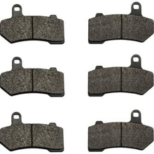 Volar Front & Rear Brake Pads for 2010-2017 Harley Electra Glide Ultra LTD