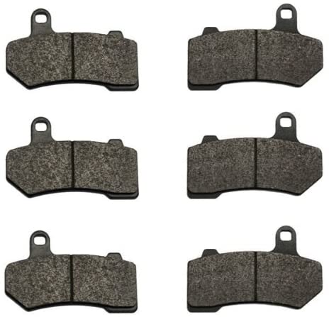 Volar Front & Rear Brake Pads for 2010-2017 Harley Electra Glide Ultra LTD