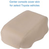 ECCPP Leather Armrest Center Console Lid Cover for 2007-2011 for TOYOTA Camry Center Console Lid Armrest Cover Beige