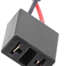 Acouto 2PCS H7 Car LED Headlight Decoder Anti-Flicker Flash Error Canceler DC12V-14V