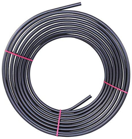 4LIFETIMELINES PVF-Coated Steel Brake, Fuel, Transmission Line Tubing Coil, 3/8 x 25 ft