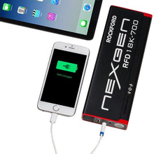 Rockford RFD Nexgen 18K-700 Black 12V 18000mAh 700 Amp Super Safe Portable Jump Starter and Power Supply