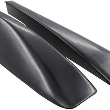 NewYall Set of 4 Black Roof Luggage Cargo Rail Rack End Cap Protection Cover Shell Trim