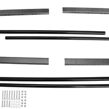 Hodenn Adjustable Roof Ladder Racks Fit for 4" up to 7" Wide Pickup Trucks Trailers