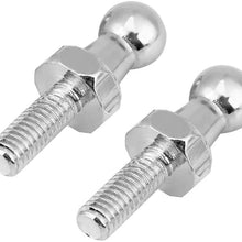 Aukson Ball Studs | 2 pcs Car Stainless Steel Ball Stud Bolt M6 for Gas Struts Ball Ended Bonnet
