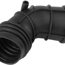 X AUTOHAUX 13541705209 Fuel Air Intake Hose Rubber Pipe Black Fit for BMW 325CI 2003 2004 2005 2006