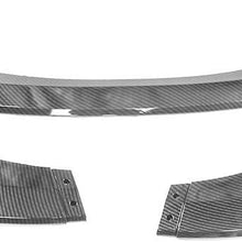 IKON MOTORSPORTS | Front Bumper Lip Compatible With 20-21Toyota Corolla��L,LE,XLE Only) | Carbon Fiber Print Guard Protection Finisher Under Chin Spoiler