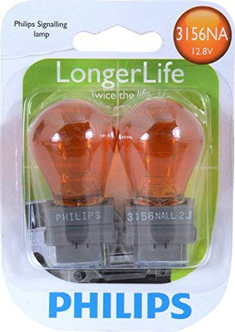 Philips 3156NA LongerLife Miniature Bulb, 2 Pack