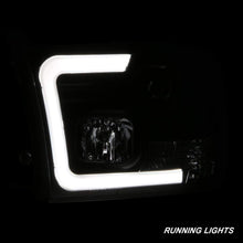 For 2009-2018 Dodge Ram 1500 2500 3500 Truck LED Tube Black Projector Headlights Left+Right Replacement