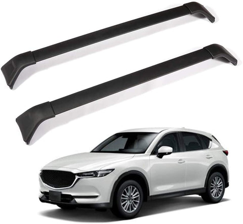 INEEDUP Cross Bars Roof Rack Fit For 2017-2019 for Mazda CX-5 Sport Utility 4-door OE Style Bolt-On Roof Rack Rail Cross Bar Luggage Cargo Carrier,2-Pack