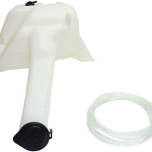Windshield Washer Tank compatible with Dodge Stratus/Chrysler Sebring 01-05 Assembly W/Cap Pump and Sensor Coupe