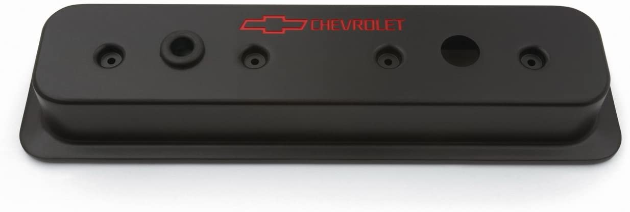 Proform 141-131 SBC Blk Crinkle Die Cast Center Bolt Valve Cover