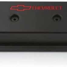 Proform 141-131 SBC Blk Crinkle Die Cast Center Bolt Valve Cover