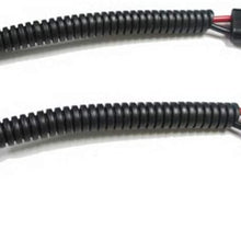 iJDMTOY (2) 9005 HB3 9145 H10 Extension Wiring Harness w/ Adapters and Sockets