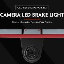 Night Vision 3rd Brake Light Reversing Backup Camera + 4.3 inch TFT Monitor Display for VW Crafter/Freightliner Sprinter/Mercedes Sprinter W906 324H 524H Dodge Sprinter 1500 2500 3500