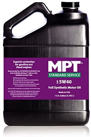 MPT MPT-251 5W-40 Standard Service Full Synthetic Motor Oil - 128 fl. oz.