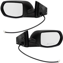 BROCK Pair Side View Mirrors for 2017-2019 Honda CR-V LX Power Textured Black Set 76258TLCB01 76208TLCA01