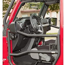 Rugged Ridge 11509.10 Black Textured Front Tube Doors for 2007-2018 Jeep Wrangler JK Models