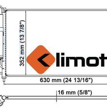 Klimoto Condenser | fits Nissan Cube 2009-2013 Versa 2007-2012 1.6L 1.8L L4 | Replaces NI3030163 92100EL000 921001FA0A