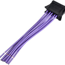 Suuonee Blower Resistor Connector, ABS Blower Resistor Connector Wiring Harness for Renault Megane 02-16 7701209803 7701060001