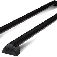 Pair OE Style Aluminum Bolt-on Top Rail Roof Rack Cross Bar Luggage Carrier Replacement for Saturn Vue 02-07