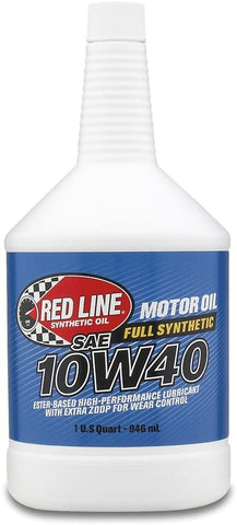 Red Line 11404-12PK 10W-40 Synthetic Oil - 1 Quart Bottle, (Pack of 12)