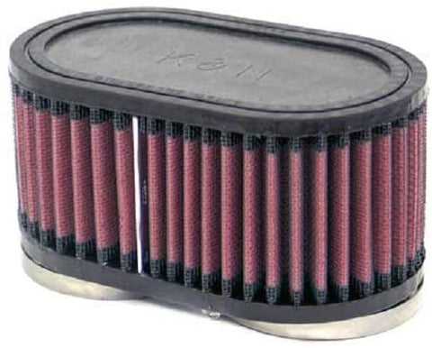 K&N Universal Clamp-On Air Filter: High Performance, Premium, Washable, Replacement Engine Filter: Flange Diameter: 2.375 In, Filter Height: 3 In, Flange Length: 0.375 In, Shape: Oval, RU-2920