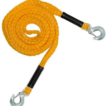 RPS Outdoors SI-2034 Recovery Tow Safety Rope (4,500 lb. Break Strength) with Safety Steel Forged Hooks (14 Ft. x 1.25 In.)