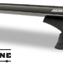 Rhino Rack 2018-2020 Compatible with Jeep Wrangler JL 4dr SUV Hard Top Vortex RCL Black 2 Bar Backbone Roof Rack JB0894