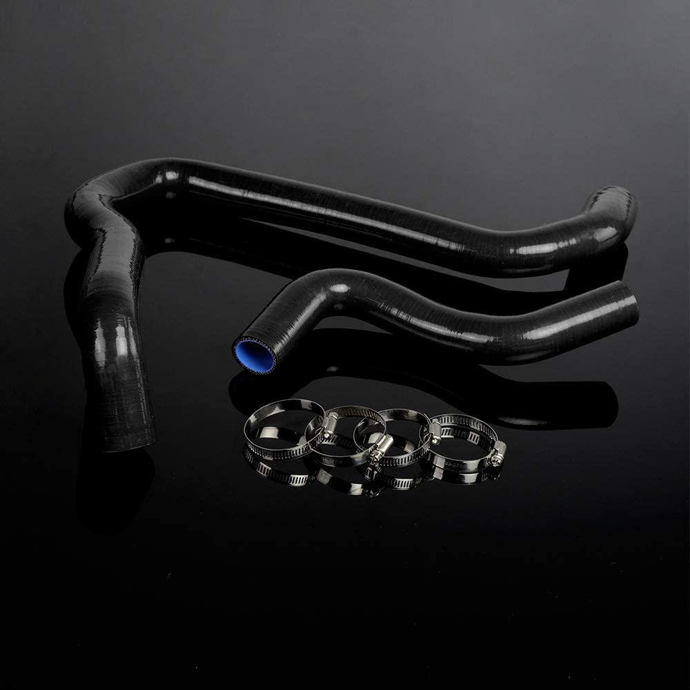 Silicone Radiator Hose Piping Tube Kit For HONDA PRELUDE Si/S/VTEC H22A 1992-1996 Black 93 94 95