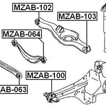 Eh4628200 - Arm Bushing (for Lateral Control Arm) For Mazda - Febest