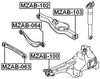 Eh4628200 - Arm Bushing (for Lateral Control Arm) For Mazda - Febest