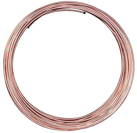4LIFETIMELINES Copper-Nickel Brake Line Tubing Coil - 1/4 Inch, 100 Feet
