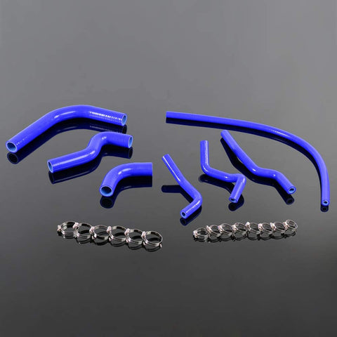 7PCS Insulation Anti-aging Silicone Radiator Coolant Hose Pipe Clamps Kit For SUZUKI SAMURAI 1986 1987 1988 1989 1990 1991 1992 1993 1994 1993 1994 1995 Blue